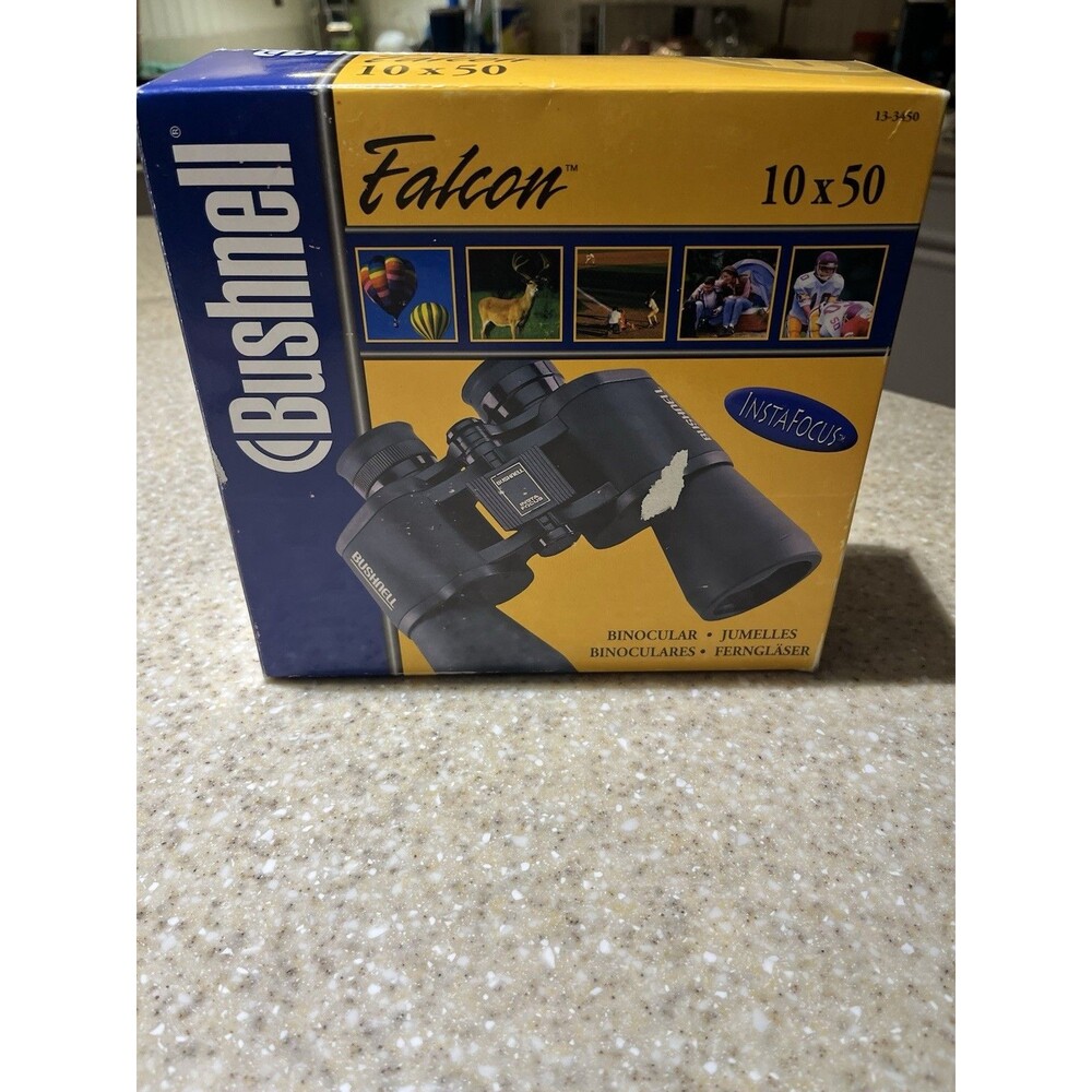 Brand New In Box Bushnell 10x50 Falcon Binoculars Model 13-3450